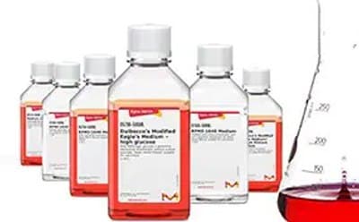 Cell culture media bottles