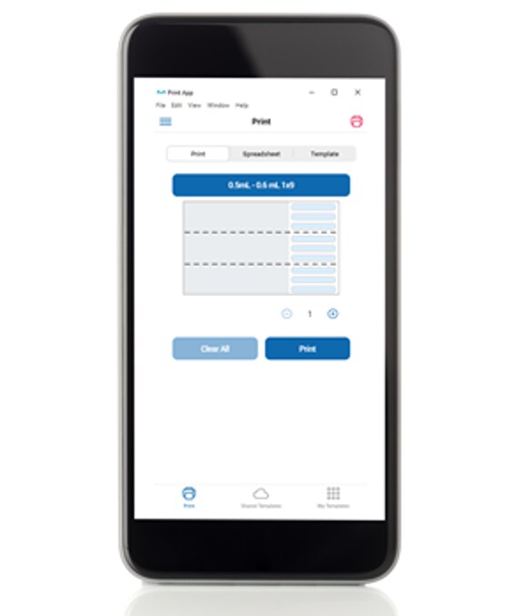 MilliSentials™ Smartphone-compatible software MilliSentials™ Smartphone-compatible software
