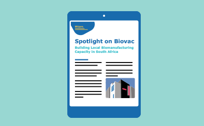 Cover image of the public-private Biovac collaboration whitepaper