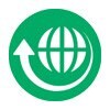 Sustainability Icon Icône des produits alternatifs plus écologiques
