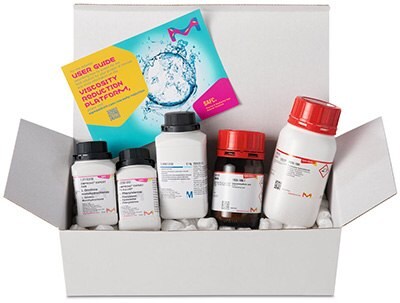 Viscosity reduction platform test kit