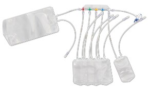 NovaSeptum® SURe sterile sampling assembly with high purity bags and AseptiQuik® S connector