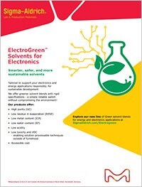 ElectroGreen™ Solvents for Electronics ElectroGreen™ Solvents for Electronics flyer
