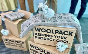 Cooler insulation made of wool Cooler insulation made of wool