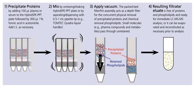 “In-well” Precipitation Procedure Using HybridSPE-PL 96-well Format