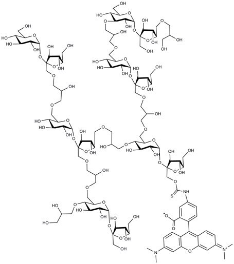 TRITC-Polysucrose Structure