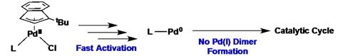 1-tBu-Indenyl Supported Palladium Precatalysts for Cross-Coupling fast activation