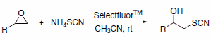 b-hydroxy thiocyanates