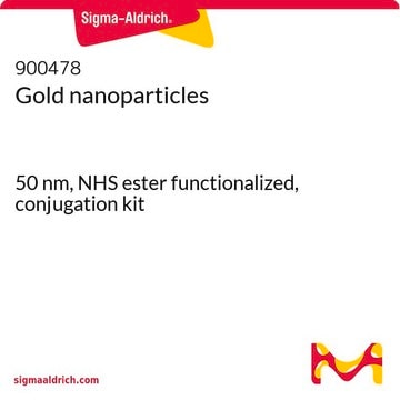 Gold nanoparticles 50&#160;nm, NHS ester functionalized, conjugation kit