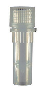 Screw cap tube self-standing, size 0.5&#160;mL, clear, pkg of 8x500caps/cs, sterile