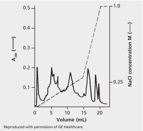 HPLC Analysis of Bovine Liver Extract on Mono Q&#174; 5/50 GL application for HPLC