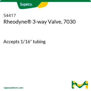 Rheodyne&#174; 3-way Valve, 7030 Accepts 1/16&#8243; tubing