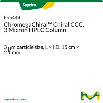 ChromegaChiral&#8482; Chiral CCC, 3 Micron HPLC Column 3&#160;&#956;m particle size, L × I.D. 15&#160;cm × 2.1&#160;mm