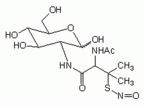 Glyco-SNAP-2 A water-soluble nitric oxide (NO) donor that exhibits greater stability (t1/2 = 27 hours) than that of SNAP.