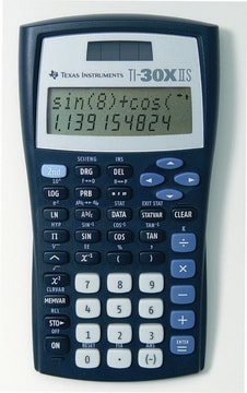 Calculators, Texas Instruments, Scientific Model TI-30X IIS