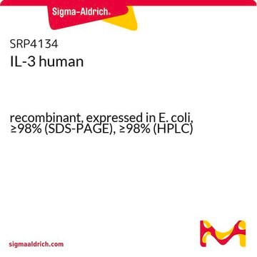 IL-3 human recombinant, expressed in E. coli, &#8805;98% (SDS-PAGE), &#8805;98% (HPLC)