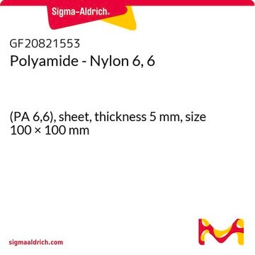 Polyamide - Nylon 6, 6 (PA 6,6), sheet, thickness 5&#160;mm, size 100 × 100&#160;mm
