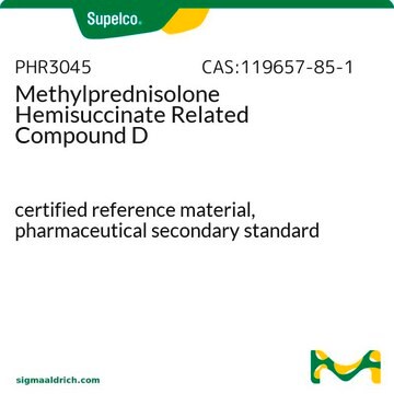 Methylprednisolone Hemisuccinate Related Compound D certified reference material, pharmaceutical secondary standard