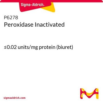 Peroxidase Inactivated &#8804;0.02&#160;units/mg protein (biuret)