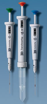 BRAND&#174; Transferpettor positive displacement pipette, digital volume volume 10-50&#160;&#956;L, accuracy: 1.8%, precision: 0.4%