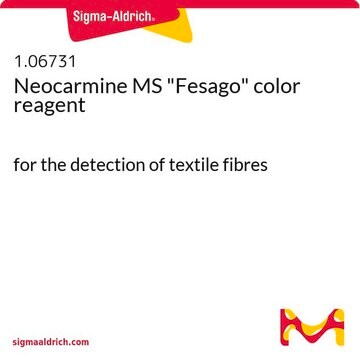 Neocarmine MS "Fesago" color reagent for the detection of textile fibres