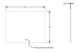 Grace Bio-Labs HybriSlip&#8482; hybridization cover L × W × thickness 24&#160;mm × 30&#160;mm × 0.25&#160;mm, pkg of 100&#160;ea