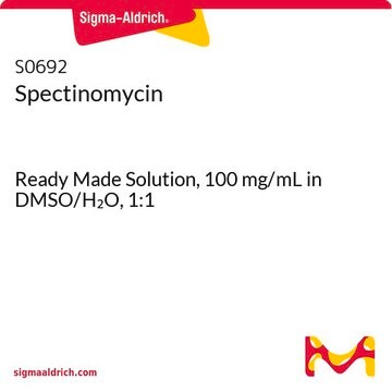 Spectinomycin Ready Made Solution, 100&#160;mg/mL in DMSO/H2O, 1:1