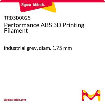 Performance ABS 3D Printing Filament industrial grey, diam. 1.75&#160;mm