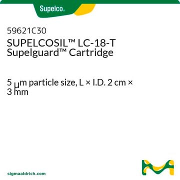 SUPELCOSIL&#8482; LC-18-T Supelguard Cartridge 5&#160;&#956;m particle size, L × I.D. 2&#160;cm × 3&#160;mm