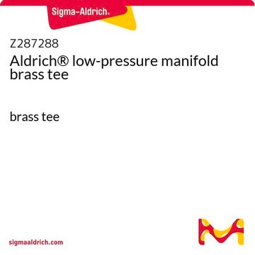 Aldrich&#174; low-pressure manifold brass tee brass tee