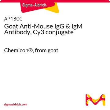 Goat Anti-Mouse IgG &amp; IgM Antibody, Cy3 conjugate Chemicon&#174;, from goat