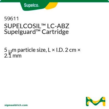 SUPELCOSIL&#8482; LC-ABZ Supelguard Cartridge 5&#160;&#956;m particle size, L × I.D. 2&#160;cm × 2.1&#160;mm