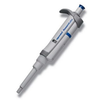 Eppendorf Research&#174; plus Pipette, fixed volume single-channel, volume 500&#160;&#956;L, blue