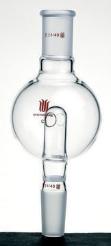 Synthware&#8482; anti-splash adapter with fritted disc 100 mL, top joint: ST/NS 24/40, bottom joint: ST/NS 19/22