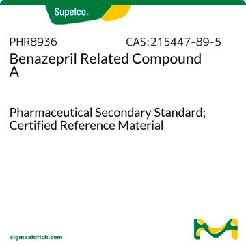 Benazepril Related Compound A Pharmaceutical Secondary Standard; Certified Reference Material