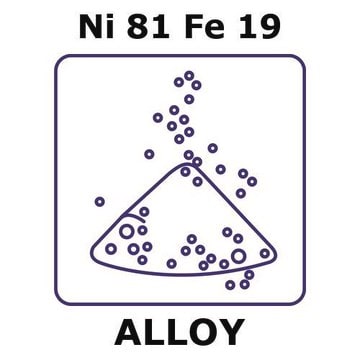 Nickel/Iron powder, Ni 81%/Fe 19%, max. particle size 45 micron, weight 200&#160;g, condition atomized