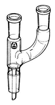 Aldrich&#174; Claisen adapter With drip-tip, bottom and side joint: ST/NS 19/22