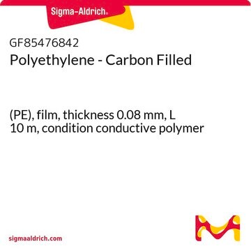 Polyethylene - Carbon Filled (PE), film, thickness 0.08&#160;mm, L 10&#160;m, condition conductive polymer