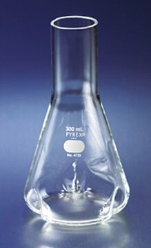 Pyrex&#174; Delong shaker Erlenmeyer flask with extra deep baffles, capacity 1&#160;L