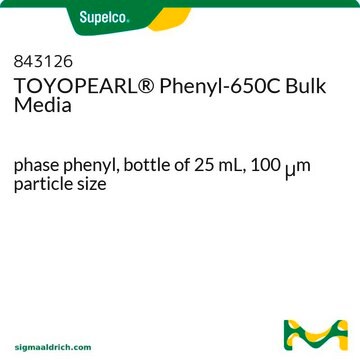 TOYOPEARL&#174; Phenyl-650C Bulk Media phase phenyl, bottle of 25&#160;mL, 100&#160;&#956;m particle size