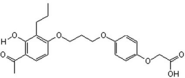 L-165,041 A cell-permeable phenoxyacetic acid derivative that acts as a potent and selective peroxisome proliferator activator receptor &#948; (PPAR&#948;) agonist (Ki = 6 nM for hPPAR&#948; and 730 nM for hPPAR&#947;).