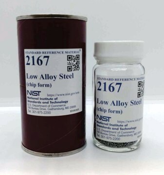 Low alloy steel NIST&#174; SRM&#174; 2167, G