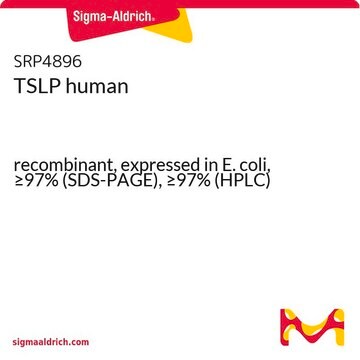 TSLP human recombinant, expressed in E. coli, &#8805;97% (SDS-PAGE), &#8805;97% (HPLC)