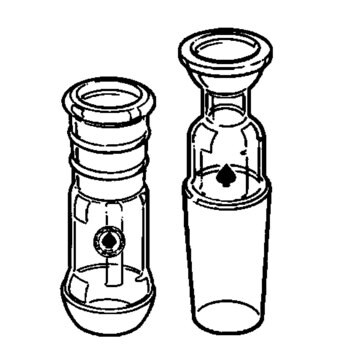 Ace Reducing Adapter female joint: ST/NS 29/42, male joint: SJ 35/25