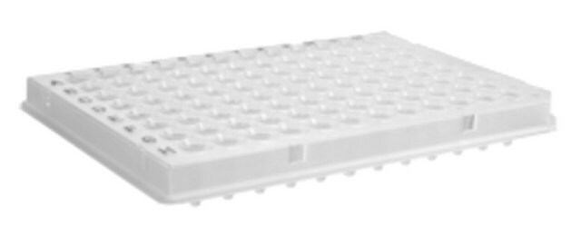 PCR microplate for Roche&#174; 480 LightCycler&#174; no film, size 384&#160;wells, white, pkg of 5x10plates/cs