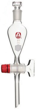 Aldrich&#174; separatory funnel with glass stopcock capacity 25&#160;mL