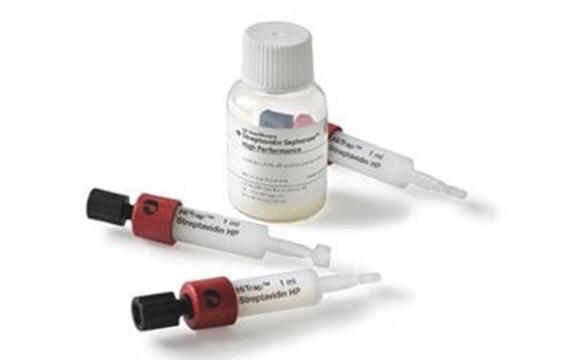 Streptavidin, agarose conjugate Streptavidin, agarose beads suitable for purification of biotinylated macromolecules.