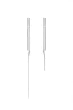 DURAN&#174; Pasteur pipette with short draw fine tip glass, capacity (2&#160;mL), pkg of 4&#160;packs, pack of 250&#160;ea, non-sterile