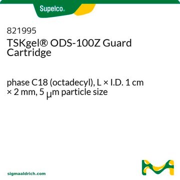 TSKgel&#174; ODS-100Z Guard Cartridge phase C18 (octadecyl), L × I.D. 1&#160;cm × 2&#160;mm, 5&#160;&#956;m particle size