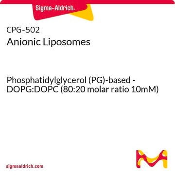 Anionic Liposomes Phosphatidylglycerol (PG)-based - DOPG:DOPC (80:20 molar ratio 10mM)